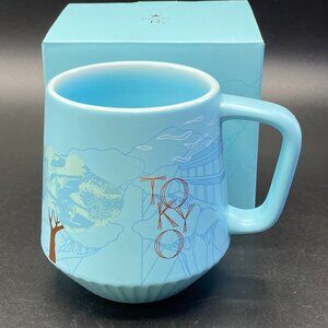 Starbucks Reserve Roastery Tokyo Microblend Pleated Mug Winter Blue 355ml New